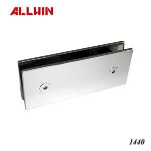 OEM ODM Customized 90mm Solid Brass Wall Mounted Glass Clamp 90 Degree Inch & Metric Measurement System - Product Image 3