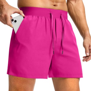 Nouveaux shorts de course pour hommes, respirants, séchage rapide, écologiques, 100 % polyester, taille mi-haute, confortables, avec ceinture élastique pour l'activité - Product Image 2