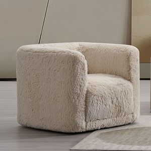 Sillón Giratorio Beige para Sala de Estar - Product Image 1