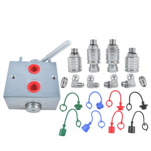 Vanne di controllo direzionale e di flusso a 3 vie, 20 GPM, 3000 PSI, con gruppo moltiplicatore idraulico e connessione NPT con O-ring - Product Image 6