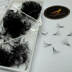 Manufacturer Pro-made Eyelash Extensions 10D-20D Synthetic Hair Natural Long Narrow CC/DD/M/L Curl Wholesale - Product Image 1