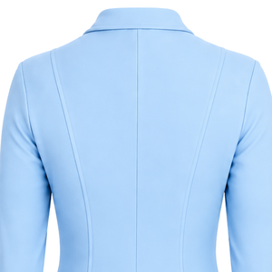 Chaqueta Ecuestre Azul Claro Personalizada para Mujer, Blazer de Montar Ajustado, Chaqueta Profesional para Competición de Equitación, Venta al Por Mayor Personalizada - Product Image 4