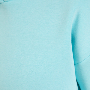 Women's Plus Size <b>Long</b> Fleece Fabric Light Blue Custom Print Embroidery Eco-Friendly Hooded Oversized Winter <b>Sweatshirts</b> Hoodies - Product Image 5