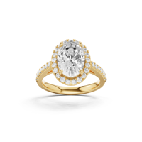 Anillo de Oro con Diamante Cultivado en Laboratorio, Corte Brillante Redondo, Certificado IGI, Color E, Diamantes Sintéticos, Joyería de Lujo para Mujer, Uso Diario