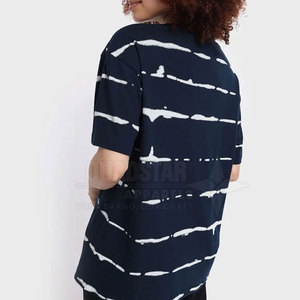 Diseña tus Propias Camisetas Casuales Ecológicas para Mujer con Tela de Felpa de Mezcla de Algodón Personalizable - Product Image 3