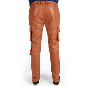 กางเกงหนังผู้ชายคุณภาพสูง ดีไซน์ล่าสุด ขายส่ง รับออกแบบโลโก้ของคุณเอง - Product Image 6