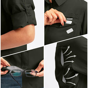 Camisetas de Pesca de Corte Holgado para Hombre, con Logotipo Personalizado, Transpirables, de Manga Corta, para Mujer - Product Image 4