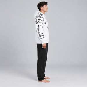 Sudadera con capucha personalizada estilo streetwear con diseño de araña para hombre, con tela suave, gráficos elegantes, diseños personalizados, ajuste cómodo y calidad premium. - Product Image 3