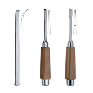 Osteotomes OBWEGESER de haute qualité, 3 pièces, 11 mm, instruments chirurgicaux manuels pour la coupe osseuse, en acier inoxydable, certifiés CE, pour usage oral - Product Image 1