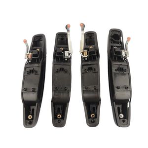 4 maniglie nere per porte esterne per veicoli Chevy Silverado 2500 e GMC Sierra 2007-2009 - Product Image 5