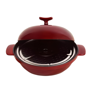 Mini cocotte en fonte émaillée avec couvercle 1,2 L, antiadhésive, pour cuisinière à gaz et à induction - Product Image 2