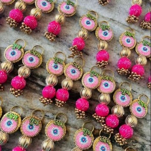 Mini Shubh Labh, Cuentas de Madera Colgantes, Decoración de Pared para el Hogar, Festivales de Diwali, Inauguración de Casas, Bodas, Regalos de Fiesta, Recuerdos Tradicionales - Product Image 3