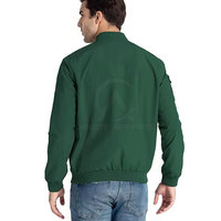 Blouson bomber classique pour homme, design simple uni, adapté aux saisons d'hiver et à un usage quotidien