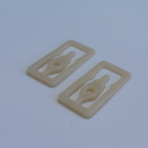 Clip en plastique écologique de vente chaude 20 34mm x 17mm en plastique biodégradable pour filles T-shirts T-shirts pour femmes Clips 500 pièces/sac - Product Image 2