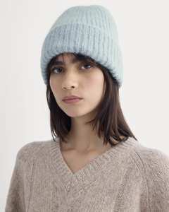 Custom Logo <b>Winter</b> Knit Beanie <b>Hat</b> Unisex Warm Soft Acrylic Ribbed Beanies for <b>Men</b> Women Wholesale - Product Image 3