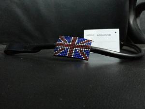 United Flag Design Crystal Leather Brow Band Horse Products Accessoire inspiré du drapeau avec touche équestre - Product Image 6