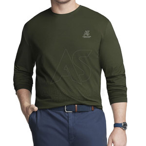 T-shirt à manches longues pour homme de style classique, tissu en polaire, écologique, coupe confortable, parfait pour un usage quotidien décontracté - Product Image 4