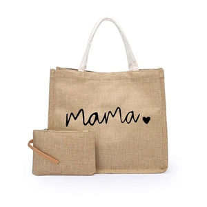 Handmade Jute Ladies Purse with Zipper Eco Friendly Fashion Bag - Product Image 1