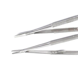 Tijeras Profesionales de Acero Inoxidable para Uñas con Hoja Curva y Punta Afilada para Trabajo de Precisión en Cutículas, Uso en Manicura - Product Image 3