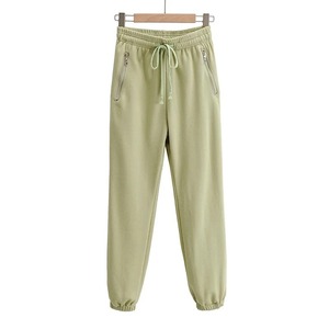 Pantalones Deportivos Unisex de Cintura Alta con Bolsillos con Cremallera, Felpa de Algodón, Estilo Hip Hop, Talla Grande, Transpirables, 2027 - Product Image 3