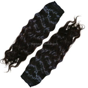 Extensions de Cheveux Humains Indonésiens Vierges Remy 100%, Paquets de Cheveux Ondulés Alignés à la Vapeur Naturelle, Machine à Double Trame, Cuticule, Qualité Supérieure - Product Image 4