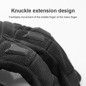 Gants de cyclisme pour hommes et femmes - Équipement de vélo avec bandes réfléchissantes et coussinets antidérapants et amortisseurs pour vélo/VTT/entraînement - Product Image 4