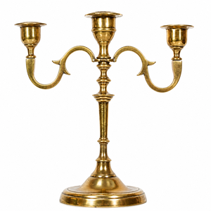 Candelabro de Metal Hecho a Mano con Madreperla, Candelabro Vintage de 4 Brazos para Centro de Mesa de Boda - Product Image 2