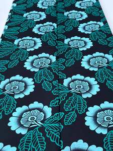 Tela de algodón de cera Africana Kenia personalizada con servicio OEM para proyectos promocionales y de sastrería de diseñadores de moda - Product Image 3