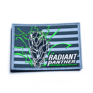 Patch en silicone PVC souple 3D en gros, badge en caoutchouc gaufré personnalisé pour vêtements, chaussures, sacs, chapeaux, décoration par transfert thermique - Product Image 6