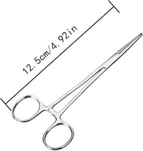Pinzas hemostáticas Mosquito Kelly de 12.5 cm de acero inoxidable, la mejor calidad a precio mayorista, proveedor de Pakistán. - Product Image 3