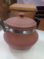 Pot dapur tanah liat Tong memasak Earthenware Terra Cotta buatan tangan tradisional memasak Pot tanah liat memasak peralatan dapur