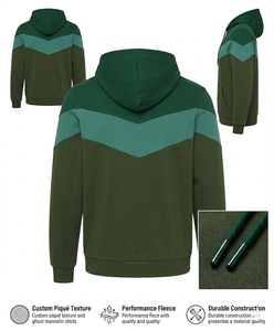 Sudadera con Capucha de Algodón para Hombre, Lisa, Térmica, de Manga Larga, para Invierno, Estilo Urbano, con Logotipo Personalizado, OEM, al por Mayor - Product Image 3