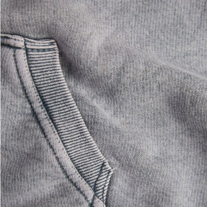 Sudadera con Capucha Gris para Hombre, Color Sólido, Corte Casual, Tejido de Algodón, Manga Regular, Diseño con Bolsillo, Ropa de Otoño - Product Image 6