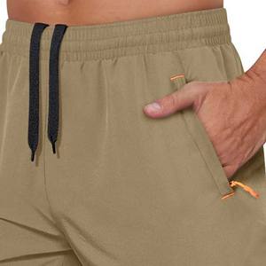 กางเกงขาสั้นออกกำลังกายผู้ชาย ระบายอากาศ แห้งเร็ว เหมาะสำหรับฤดูร้อน สวมใส่สบายๆ เล่นกีฬา วิ่ง ฟิตเนส ผลิตจากผ้าฝ้ายโพลีเอสเตอร์ 100% มีจำหน่ายแล้ว - Product Image 3