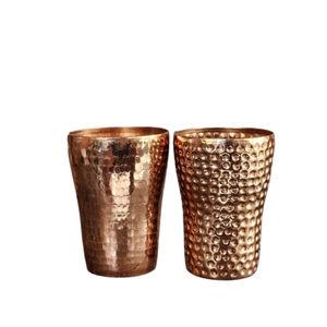 Juego de Vasos de Cobre Puro 100% Premium, Hechos a Mano con Acabado Martillado, con Beneficios Ayurvédicos para la Salud, Libres de BPA y Ecológicos - Product Image 6