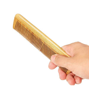 หวีไม้ไผ่และพลาสติกแบบใหม่ ดีไซน์รักษ์โลก ซี่กว้าง ลายไม้ด้าน สำหรับร้านตัดผม ช่างทำผม ใช้ตัดแต่งทรงผม - Product Image 4