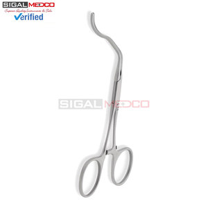 Juego de instrumentos Gregory Profunda: Pinzas de mandíbula DeBakey curvas anguladas, atraumáticas, de vástago recto, manuales, CE, para uso cardiovascular y vascular. - Product Image 3