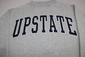 Sudadera con Capucha Upstate, Color Gris Jaspeado, Hilos Finos, Hecha a Medida, 100% Algodón, Corte Regular, para Invierno - Product Image 3