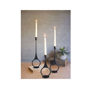 Support de bougie artistique en fer, lanterne pour centre de table de Noël, décoration intérieure, fait main, durable, écologique - Product Image 5