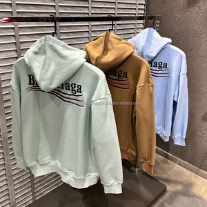Sudaderas con capucha de algodón 100% de peso pesado de alta calidad para hombre, chándales, ropa de calle, sudadera esencial personalizada para hombre - Product Image 6