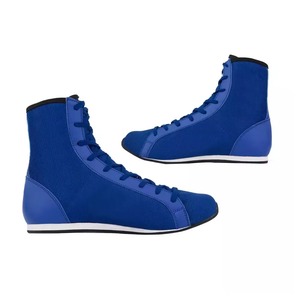 Zapatos de Boxeo de Cuero Genuino de Color Rojo Sólido, Ligeros, con Logotipo Propio, Calidad Premium, Estilo Único - Product Image 3