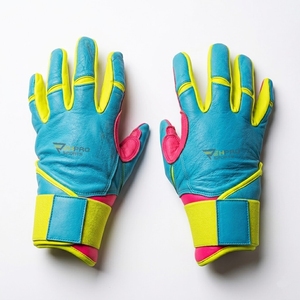 Gants de frappe pour baseball et softball, confortables, légers, à manches courtes et longues, protection des mains, en cuir de chèvre. - Product Image 1