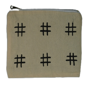 Pochette de maquillage matelassée à fermeture éclair simple avec motif floral personnalisé, pochette cosmétique en coton imprimée mignonne pour femmes - Product Image 2