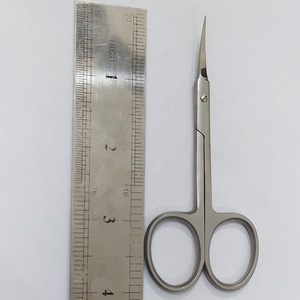 Ciseaux à cuticules pour manucure de 4,0 pouces, en acier inoxydable poli miroir, pointe en forme de flèche, pour salon de manucure et nail art. - Product Image 6