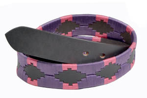 Ceinture POLO Argentine en cuir de vachette pleine fleur 100% avec boucle en laiton - Largeur 32 mm et épaisseur 4 mm - Tan, Noir, Marron antique - Product Image 4