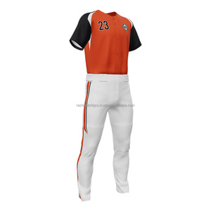 Precio razonable Crea tu idea Diseña tu propio estilo El mejor material Servicios OEM Uniformes de béisbol para hombres - Product Image 5