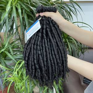 Precio al por mayor Black Steam Kinky Curl Weft 100% Extensiones de cabello vietnamita de alta calidad sin desprendimiento sin enredos Listo para enviar - Product Image 3