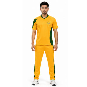 Ensemble d'uniformes de cricket de qualité supérieure pour hommes, maillot et pantalon de sport pour matchs d'équipe, vêtements de sport professionnels pour la compétition - Product Image 1