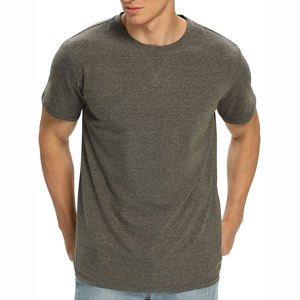 T-shirt tricoté à manches courtes et col rond, décontracté, prix abordable, haute qualité, tendance, service OEM, respirant, 100 % coton – Meilleures ventes - Product Image 1