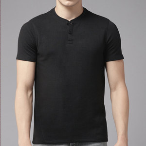 Custom Trendy Wear 2026 Market Selling Article <b>Waffle</b> T <b>Shirt</b> Pakistan Manufacturer Made Plain Look <b>Waffle</b> T <b>Shirt</b> - Product Image 1
